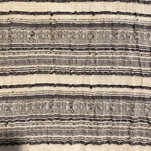 Jamie + the Jones Striped Cotton Crepe Tee Shirt - Picture 5 of 6